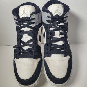 Nike Air Jordan One Mid Retro High Top Sneakers Classic Men's Size 9.5